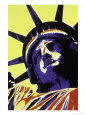 Abstract of Statue of Liberty, NYC
