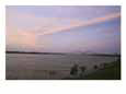 The Sun Sets on the Mississippi River at Memphis, Tennessee