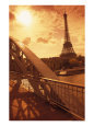 France, Paris, Eiffel and Passerelle