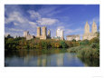 View of Central Park West Buildings from Lake, NYC