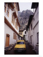 Taxi and Ottoman Houses, Amasya, Turkey Scenic Streets & Roadways