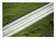 Aerial View of a Road in the Lamar Valley at Springtime Scenic Streets & Roadways