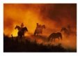Herd of Horses and Cowboys
