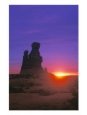 Sun Setting in the Desert