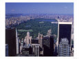 Aerial of Central Park and Buildings, NYC