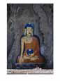 A Painted Stone Buddha Near Lhasa, Tibet