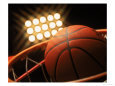 Basketball Going Into Hoop