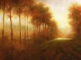 Line of Trees at Dawn
