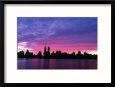 Central Pk Reservior and West Side Skyline New York Central Park