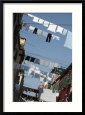 Apartment Buildings with Laundry Hanging Out to Dry on Clothes Line