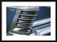 Chrome Fin on Blue Car
