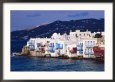 Coastline with Mountains in Background, Mykonos