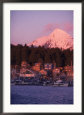 Winter Sunset on an B Harbor, Sitka Alaska