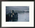 Elevated View of Chateau De Chillon on Lake Geneva