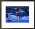 Small Icebergs Float Next to the Shore