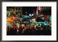 Chinatown District at Night, Singapore, Singapore