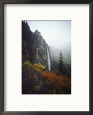 Bridal Veil Falls Plummets Down a Rock Cliff Near Telluride