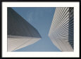 Dizzying View Looking Straight up at Both of the World Trade Centers