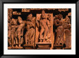Sculpture Detail of Khajuraho Temples, Khajuraho, India