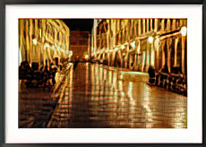 People Sitting at Tables on Placa at Night, Dubrovnik, Croatia