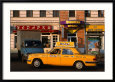 New Yellow Taxi in the Street, Moscow, Russia