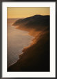Aerial View of Waves Upon the Coast of Californias King Range