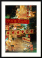 Chinese Banners Hanging at Wet Market, Central, Hong Kong, China