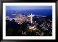 The Statue of Christ the Redeemer Stands at Top of Cordova Mountain Peak, Rio De Janeiro, Brazil