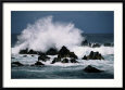 Waves Crashing against Rocks