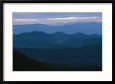 Twilight View of the Blue Ridge Mountains