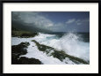 Heavy Surf Pounds a Rocky Coastline