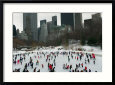 Hundreds of Ice Skaters Crowd Wollman Rink