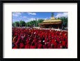 Monks and Nuns at Dalai Lama Sermon, Choglamsar, Ladakh, India