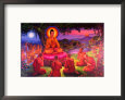 Mural in the Shwedagon Depicting Buddha