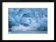 Hubbard Glacier Calving Chunks of Ice into the Water