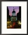 State Capitol Building at Dusk, Indianapolis, USA