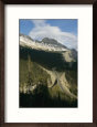 Mountain Peaks Along the Icefields Parkway Scenic Streets & Roadways