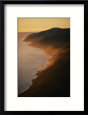 Aerial View of Waves Upon the Coast of Californias King Range