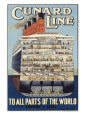 Cunard Line Vintage Art Vintage Travel