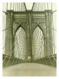 New York, Brooklyn Bridge Tower