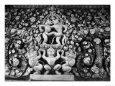 Anthropoid Figure and Vegetable Elements, Alter Relief of the Temple of Bayon, Angkor, Cambogia