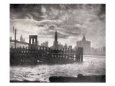 Panorama of New York at Sunset