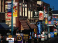 Shops on Beale Street, Memphis, USA