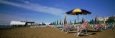 Empty Beach Chairs on the Beach, Lignano Sabbiadoro, Italy