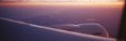 Airplane Wing at Dusk