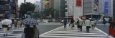 People Crossing Road at Zebra Crossing, Ginza, Tokyo, Japan