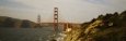 Bridge over a Bay, Golden Gate Bridge, San Francisco, California, USA