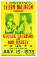George Harrison and Bob Marley